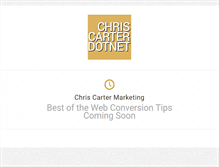 Tablet Screenshot of chriscarter.net